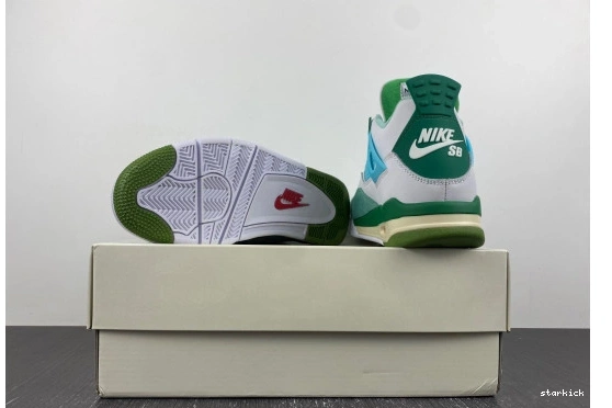 AJ4-KNCW  4 White (limited Retro Jordan  Grass AJ4-KNCW SB  edition) Green 1111